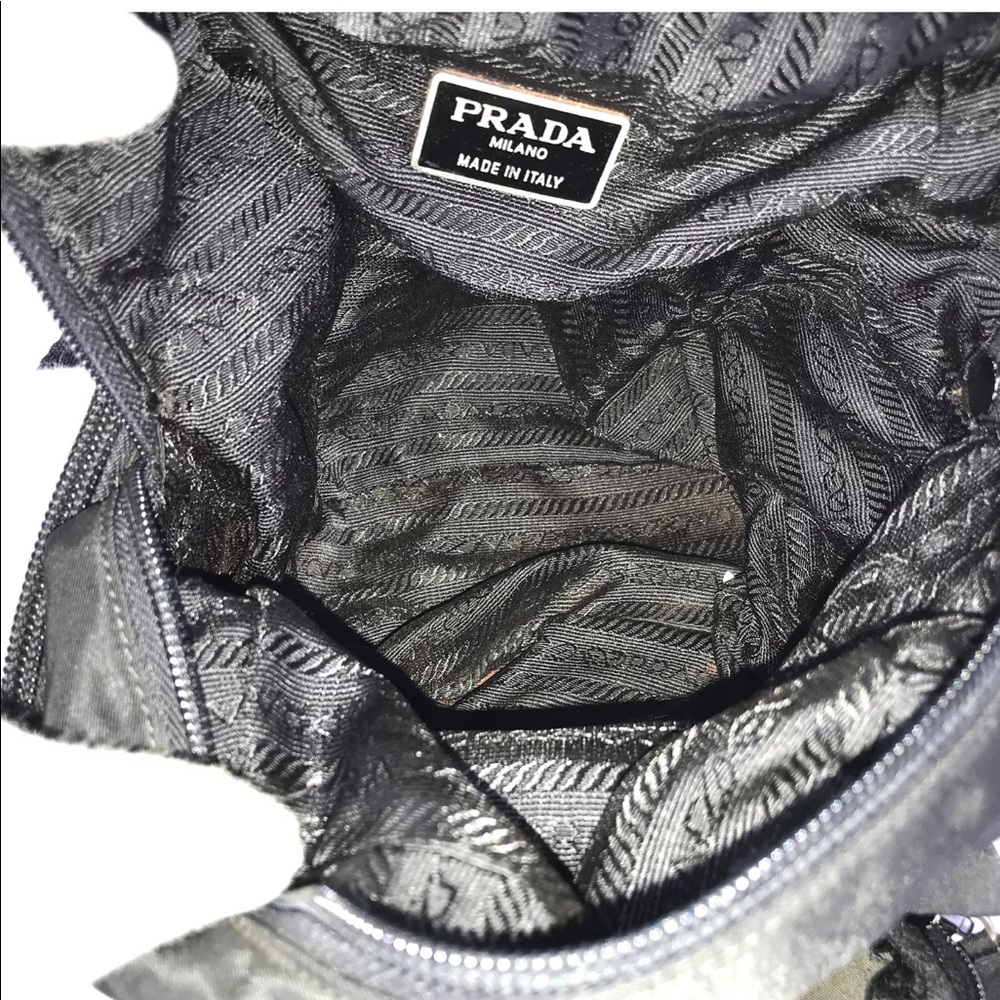 Prada backpack nylon black used 272-10-o - Picture 6 of 16